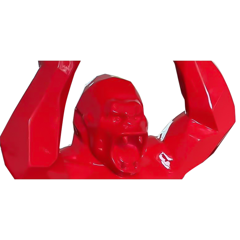 আউটডোর আর্ট ডিসপ্লেগুলির জন্য কং ওরেঙ্গুটান উত্তোলন বালতি ভাস্কর্য আউটডোর আর্ট ডিসপ্লেগুলির জন্য কং ওরেঙ্গুটান উত্তোলন বালতি ভাস্কর্য