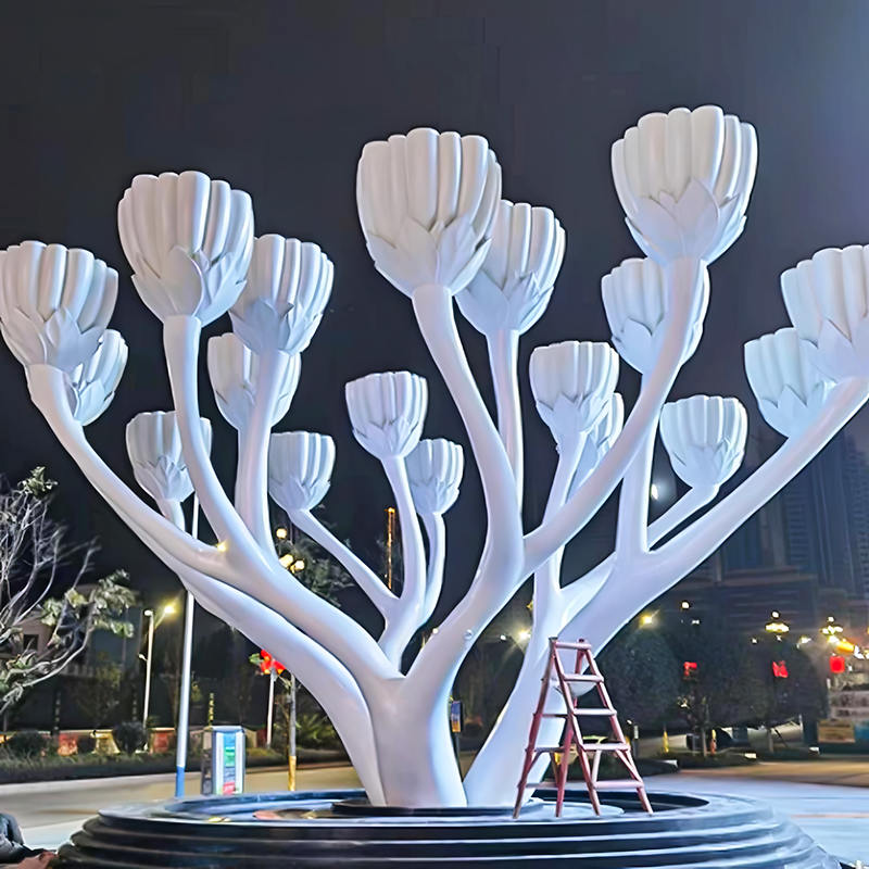 অত্যন্ত বাস্তবসম্মত বিবরণ বড় ফুলের আকৃতির ল্যাম্প ফাইবারগ্লাস ভাস্কর্য বাণিজ্যিক কেন্দ্রের জন্য উপযুক্ত অত্যন্ত বাস্তবসম্মত বিবরণ বড় ফুলের আকৃতির ল্যাম্প ফাইবারগ্লাস ভাস্কর্য বাণিজ্যিক কেন্দ্রের জন্য উপযুক্ত